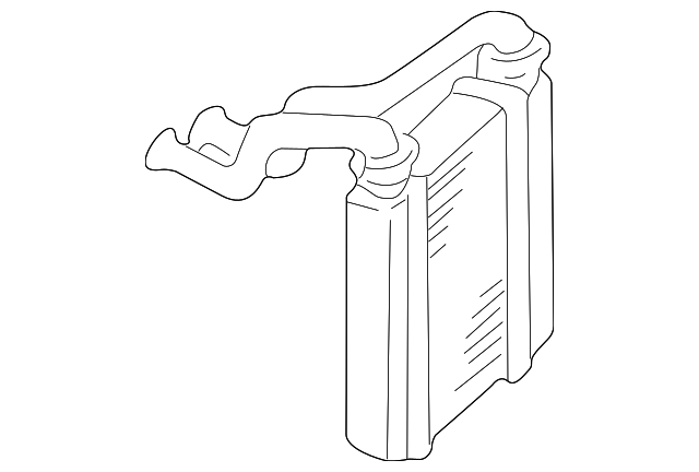 87107-17100 Деталь HEATER CORE