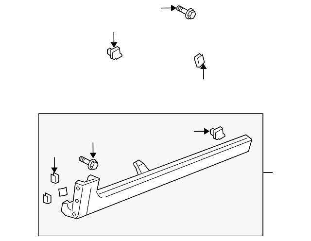 71850-SEP-A21ZA Деталь GARNISH ASSY., L. FR. SIDE SILL *B546P* 