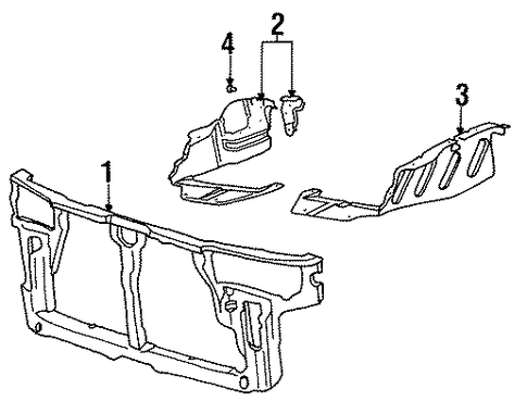 Sonata RADIATOR SUPPORT