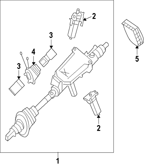 CL600 STEERING COLUMN