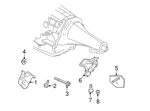 Ram 1500 ENGINE & TRANS MOUNTING