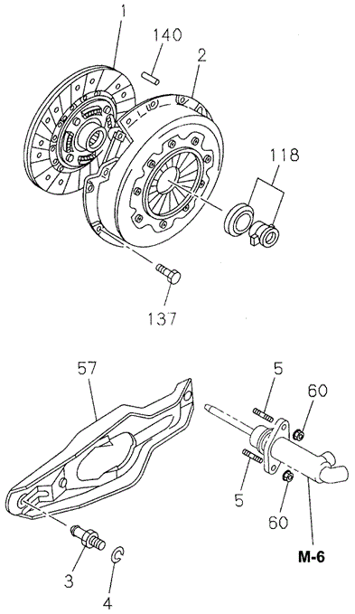 TRANSMISSION - MANUAL/MT CLUTCH (DX) for 1996 Honda PASSPORT #1