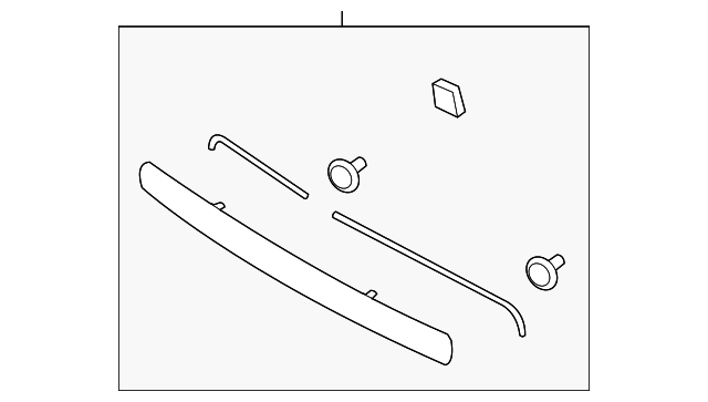 87370-1E210 Деталь MOLDING ASSY