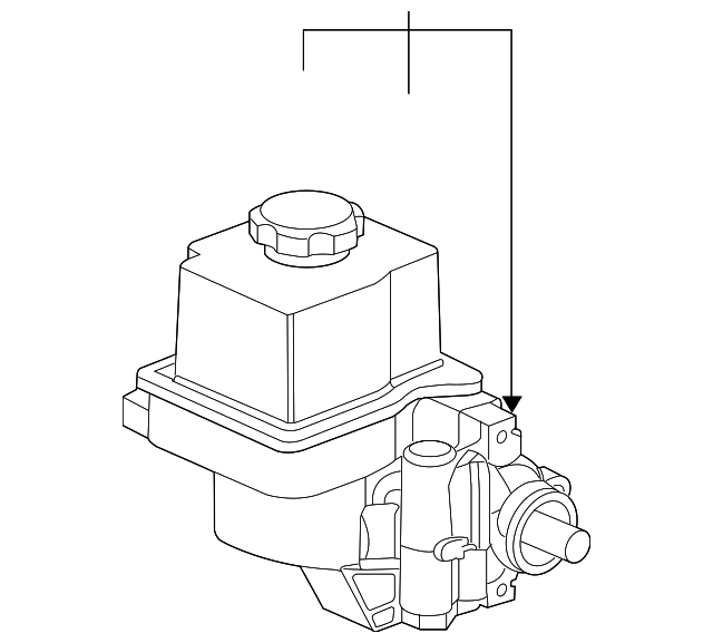 88965491 POWER STEERING PUMP