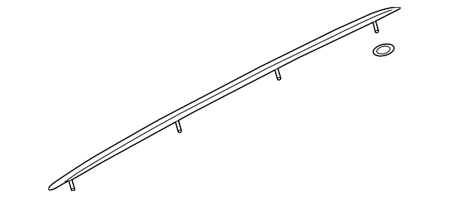 8P4-860-021-N-2ZZ Деталь ROOF MOLDING, LEFT