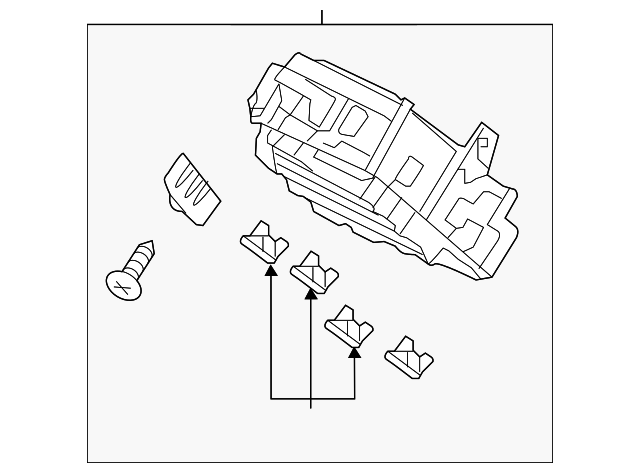38200-T3W-A02 Деталь BOX ASSY., FUSE (REWRITABLE)