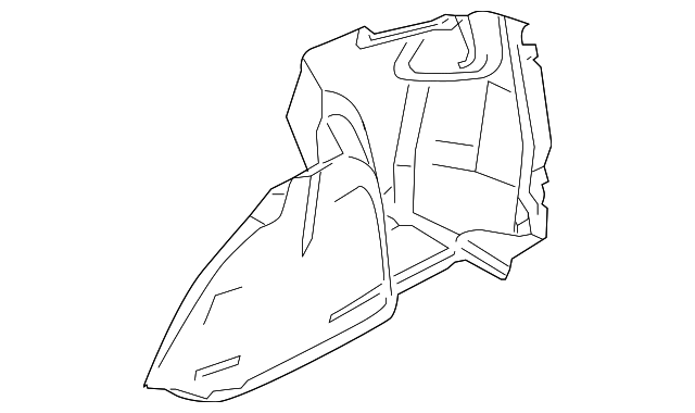 B35N-68-850 Деталь TRUNK SIDE TRIM, RIGHT