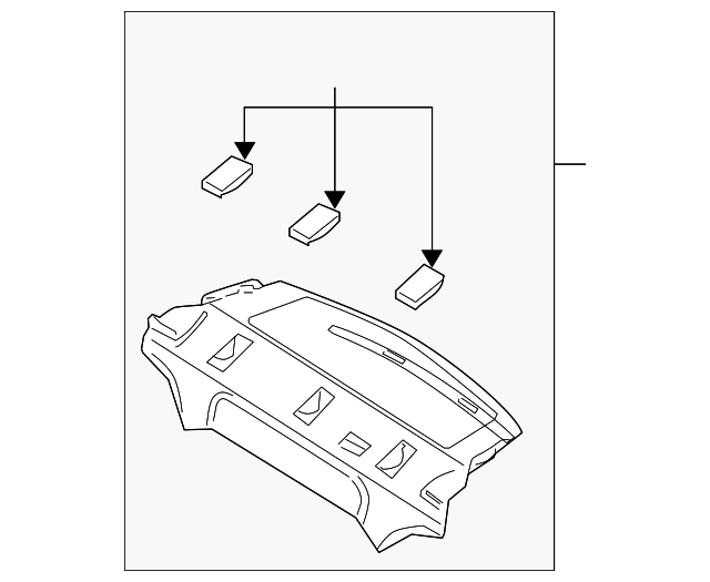BN8V-68-3A0H-02 Деталь PKG TRAY TRIM