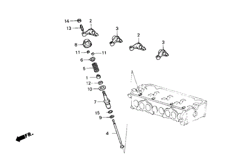 ENGINE/AUXILIARY VALVE for 1985 Honda CRX #1