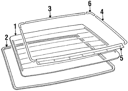 Sonata BACK GLASS