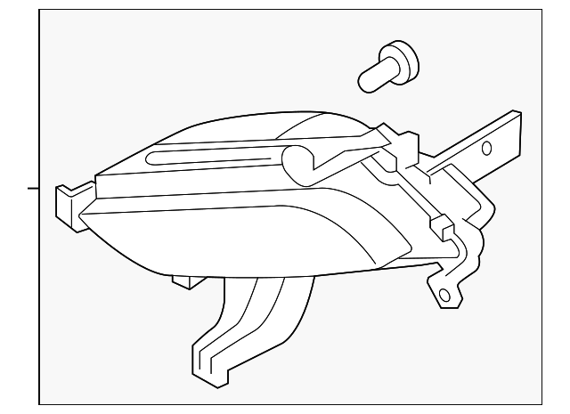 92201-A7050 Деталь FOG LAMP ASSY, LEFT