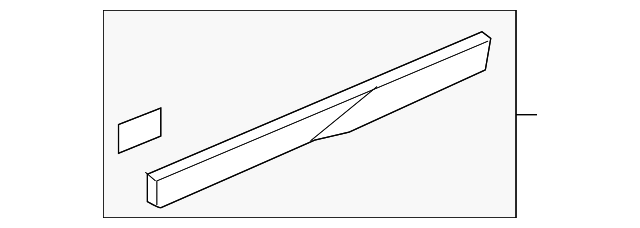 19259500 LOWER MOLDING, LEFT