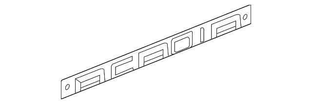 15272044 Деталь NAMEPLATE, RIGHT