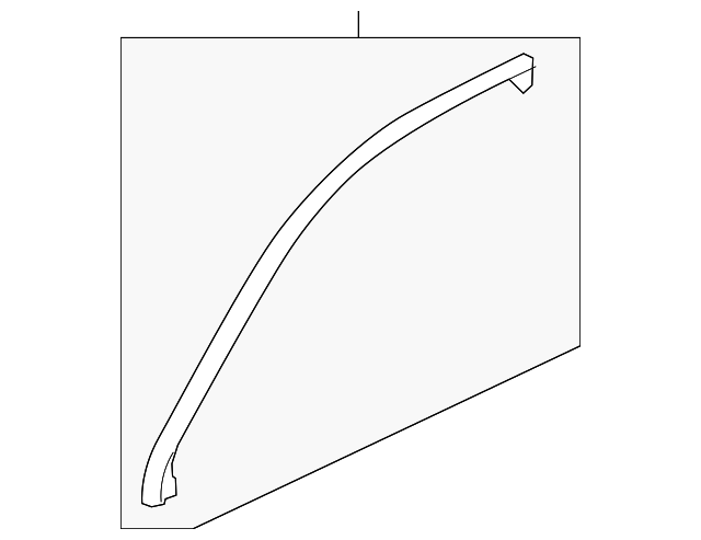 25975014 Деталь REVEAL MOLDING, RIGHT