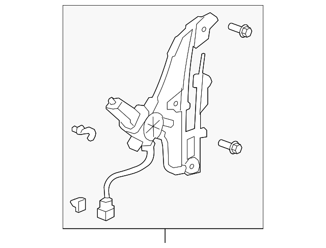 72210-SAA-G03 Деталь REGULATOR ASSY., R. FR. DOOR POWER