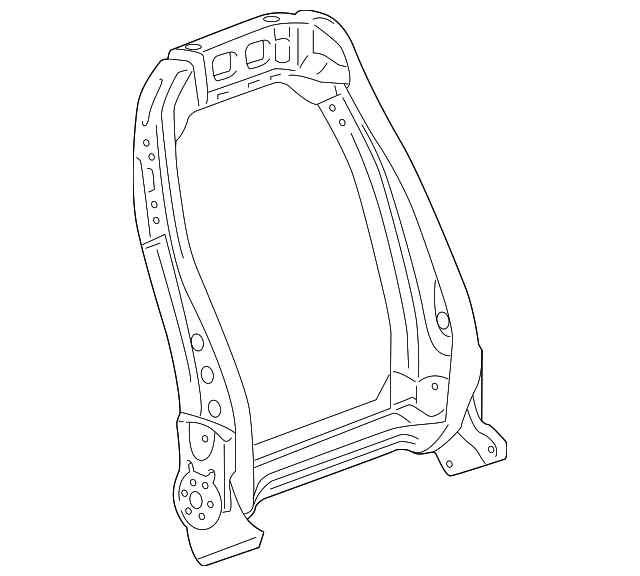 13580631 Деталь SEAT BACK FRAME, RIGHT