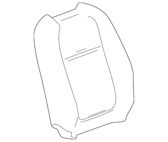 92457114 Деталь SEAT BACK COVER, RIGHT