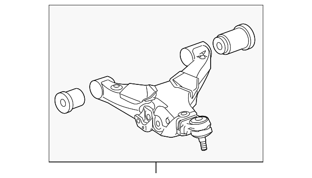 48069-60030 Деталь LOWER CNTRL ARM, LEFT