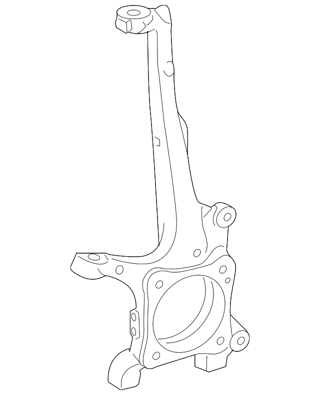 43212-60190 Деталь KNUCKLE, LEFT