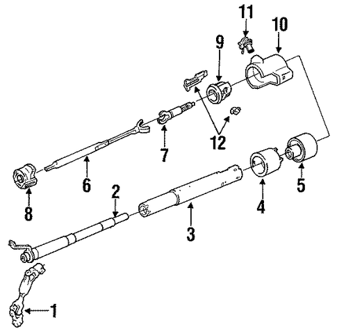 G20 STEERING COLUMN ASSEMBLY