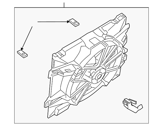 8W1Z-8C607-C FAN ASSY