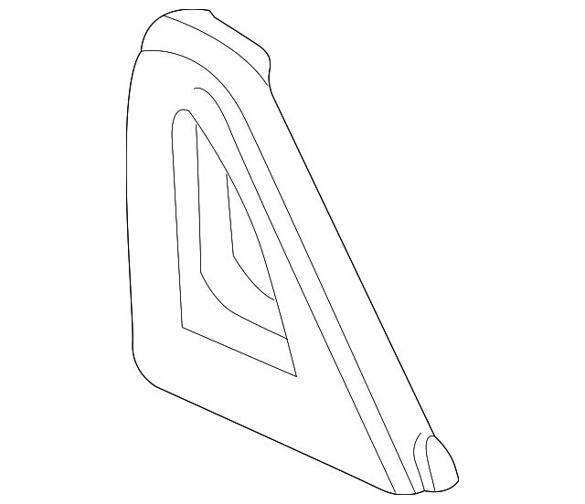 15098632 Деталь UPPER TRIM PANEL, LEFT