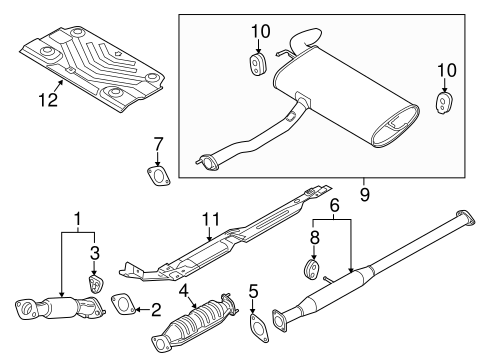 Sportage EXHAUST COMPONENTS