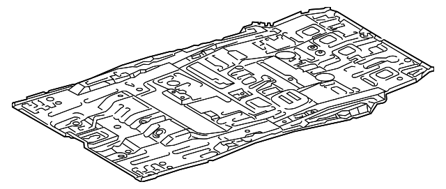 58111-08060 Деталь FRONT FLOOR PAN