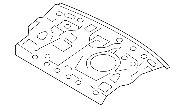 53105AG01B9P Деталь REAR PANEL
