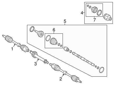 Sedona DRIVE AXLES