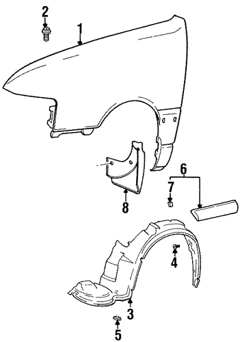 Precis EXTERIOR TRIM - FENDER