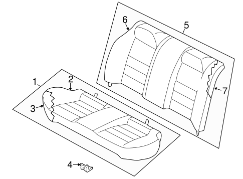 Altima REAR SEAT COMPONENTS