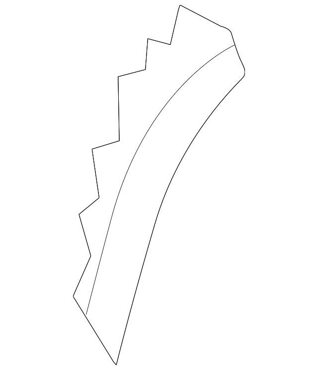 88605-0Z800 Деталь SEAT BACK PAD