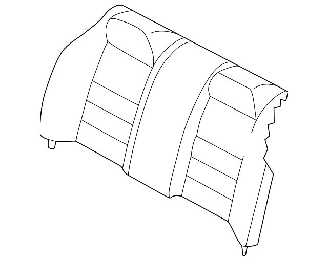 88620-1Z100 Деталь SEAT BACK COVER