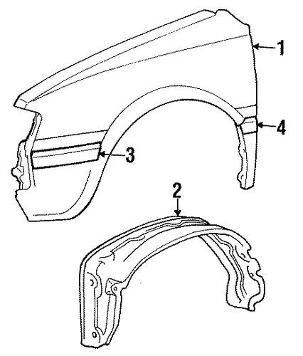 Colt EXTERIOR TRIM - FENDER