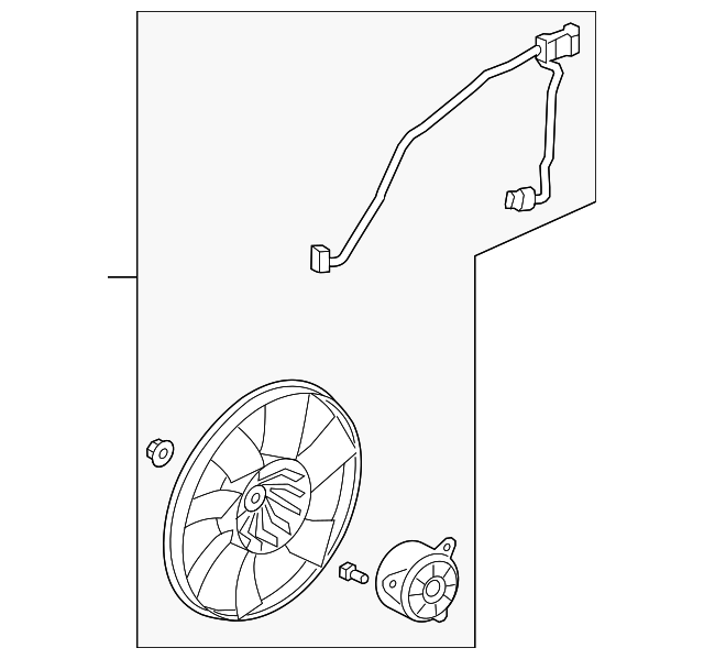 92237366 Деталь FAN & MOTOR, LEFT