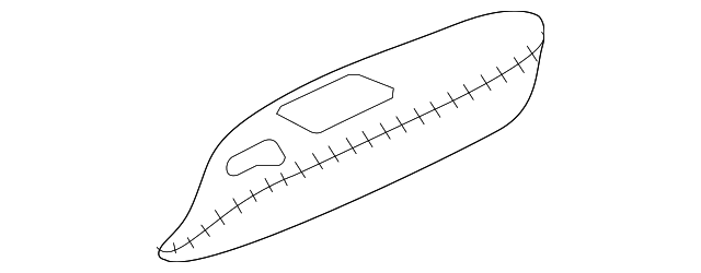 83704-SJA-023ZA Деталь ARMREST, R. RR. DOOR LINING *NH167L* (GR