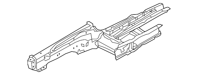 64602-3N000 Деталь LOWER RAIL, RIGHT