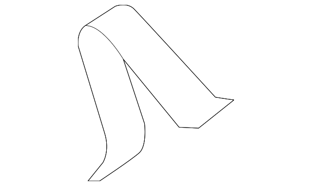 64495-3N000 Деталь APRON PANEL FRONT BRACKET, RIGHT