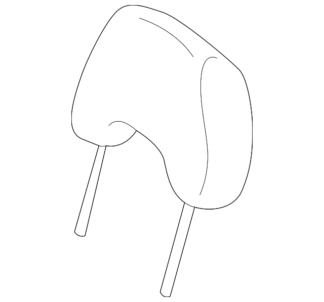 64061AE54AML Деталь HEADREST, LEFT
