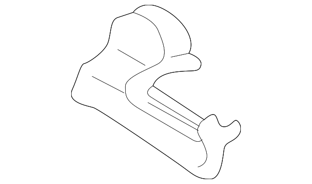 64115AE19AOC Деталь TRACK END COVER, LEFT