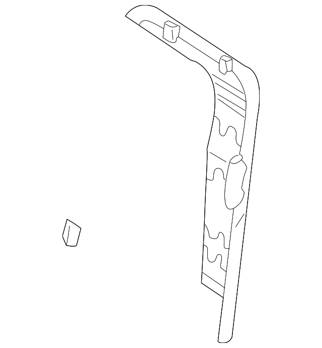 64110AE21A Деталь SEAT BACK FRAME, LEFT