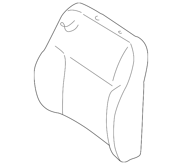 64131AE20AML Деталь SEAT BACK COVER, LEFT