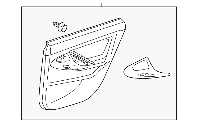 67640-06631-B2 Деталь DOOR TRIM PANEL, LEFT