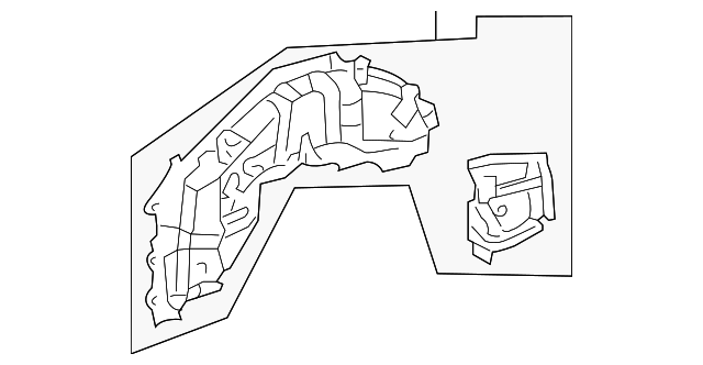 61608-21904 Деталь INNER WHEELHOUSE, LEFT