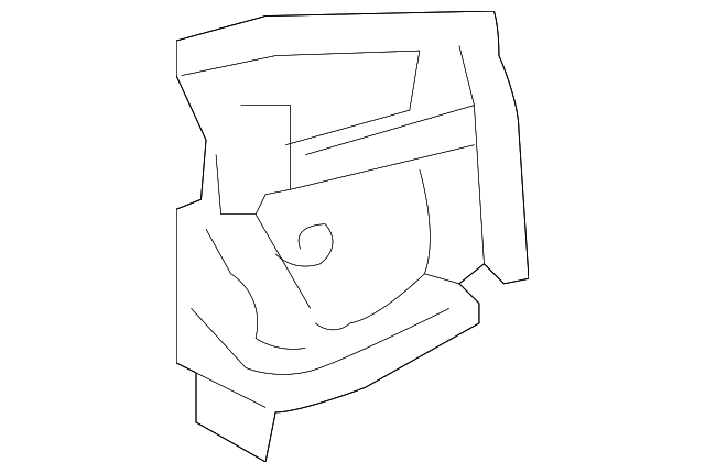 61646-63010 Деталь GUSSET, LEFT
