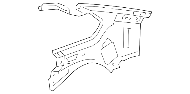 61613-21010 Деталь INNER PANEL, RIGHT