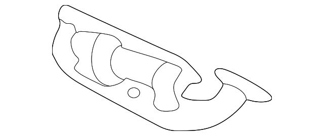 24504379 Деталь EXHAUST MANIFOLD, LEFT