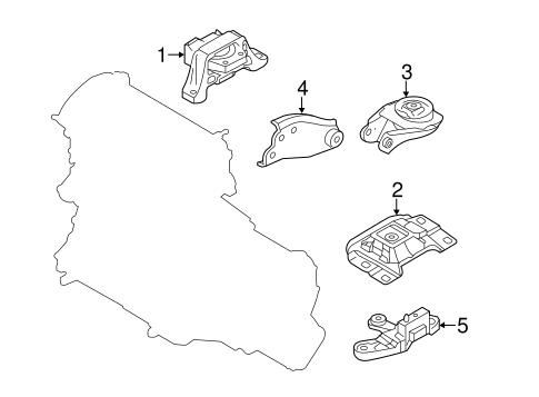 3 ENGINE & TRANS MOUNTING 4