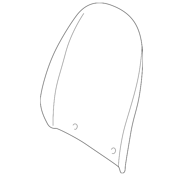 52-10-8-400-976 SEAT BACK COVER, RIGHT